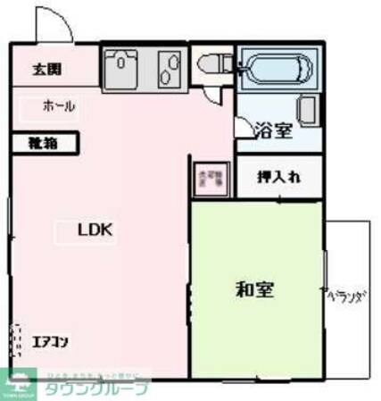 コーポせせらぎの物件間取画像
